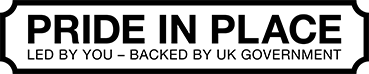 Pride in Place logo Pride in Place logo