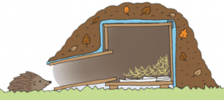 Hedgehog home - picture courtesy of The Wildlife Trusts Hedgehog home - picture courtesy of The Wildlife Trusts