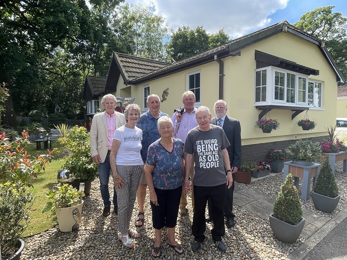 Chris and Ann Britton and John and Jean Marjoram have already benefitted from the energy efficiency improvements to their homes in West Suffolk Residents Chris and Ann Britton and John and Jean Marjoram with West Suffolk Council leader Cllr John Griffiths, Cllr Andy Drummond, Cabinet member for Environment and Stanton ward councillor Jim Thorndyke