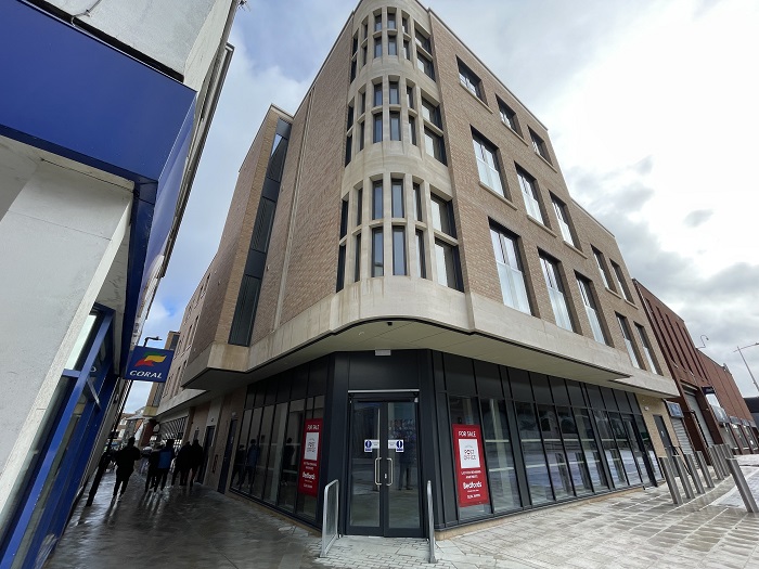 The project has turned an unattractive yard area at the back of the old Post Office into a new commercial front onto St Andrews St South. The project has turned an unattractive yard area at the back of the old Post Office into a new commercial front onto St Andrews St South.