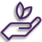 Environmental support for business icon