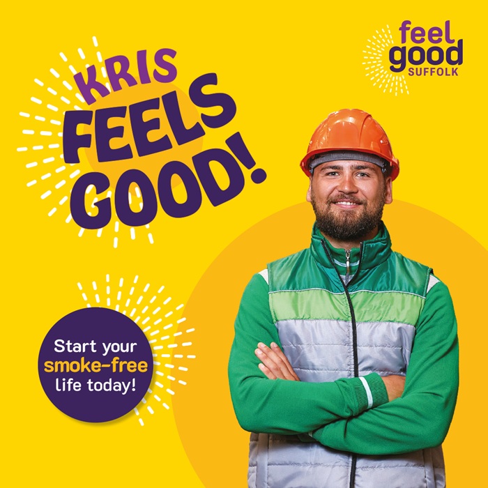 Kris feels good - Start your smoke-free life today - Feel Good Suffolk Kris feels good - Start your smoke-free life today - Feel Good Suffolk