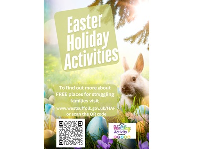 Free school holiday activities for struggling families in West Suffolk this Easter
