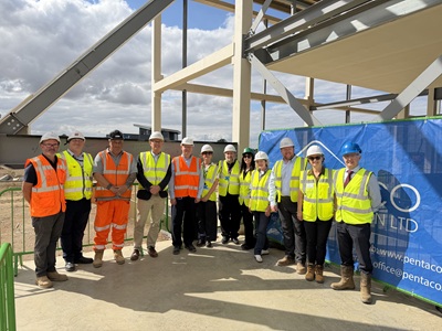Milestone marked on West Suffolk Council’s Advanced Manufacturing and Engineering Centre