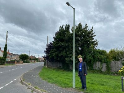 Councils light the way in West Suffolk: All public owned streetlights upgraded to LED lanterns