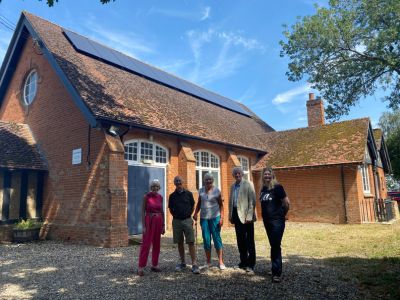 Funding support helps village hall cut energy costs and lower carbon emissions