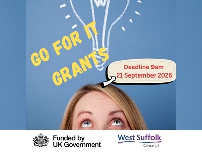 Deadline approaching for West Suffolk’s Go For It grants