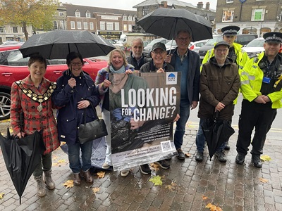 Are you looking for change for rough sleepers in Bury St Edmunds?